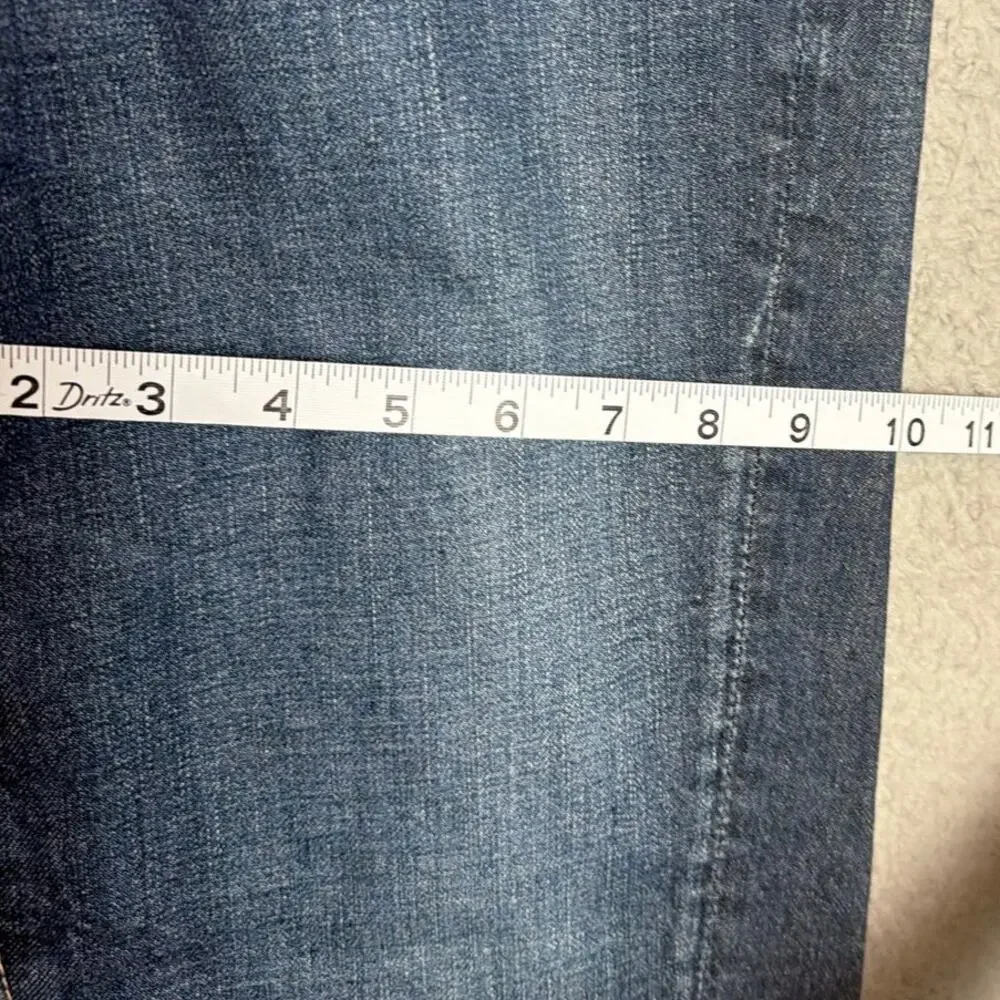 AG Phoebe Vintage High Rise Tapered Jeans 100% Cotton Medium Wash 28R Mom Jeans